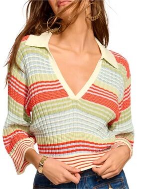 Ramy Brook Azaria Striped Top